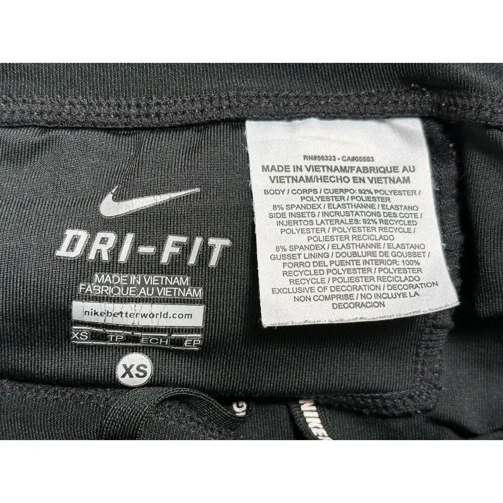 Nike Stay Warm Running CapriTights Women's Size XS Black 519841-010